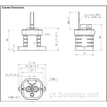 Contator de CC de alta tensão DC1000V 30A Relé EVQ30